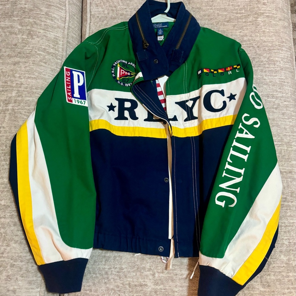 Polo by Ralph Lauren Multicolor Sailing Varsity Jacket